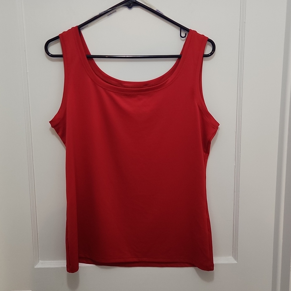 Peter Nygard Women's Red Sleeveless Tank Top Size Medium